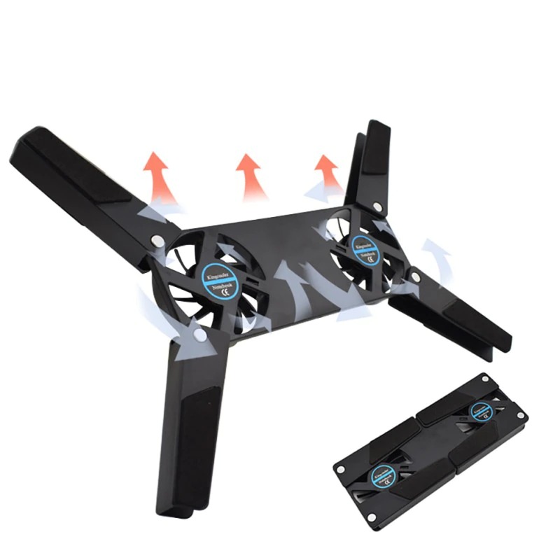 Rotatable USB Fan Cooling Pad 2 Fans Cooler Notebook Cooler Computer Laptop Stand USB Fan For 10-17" PC Laptop PC Computer