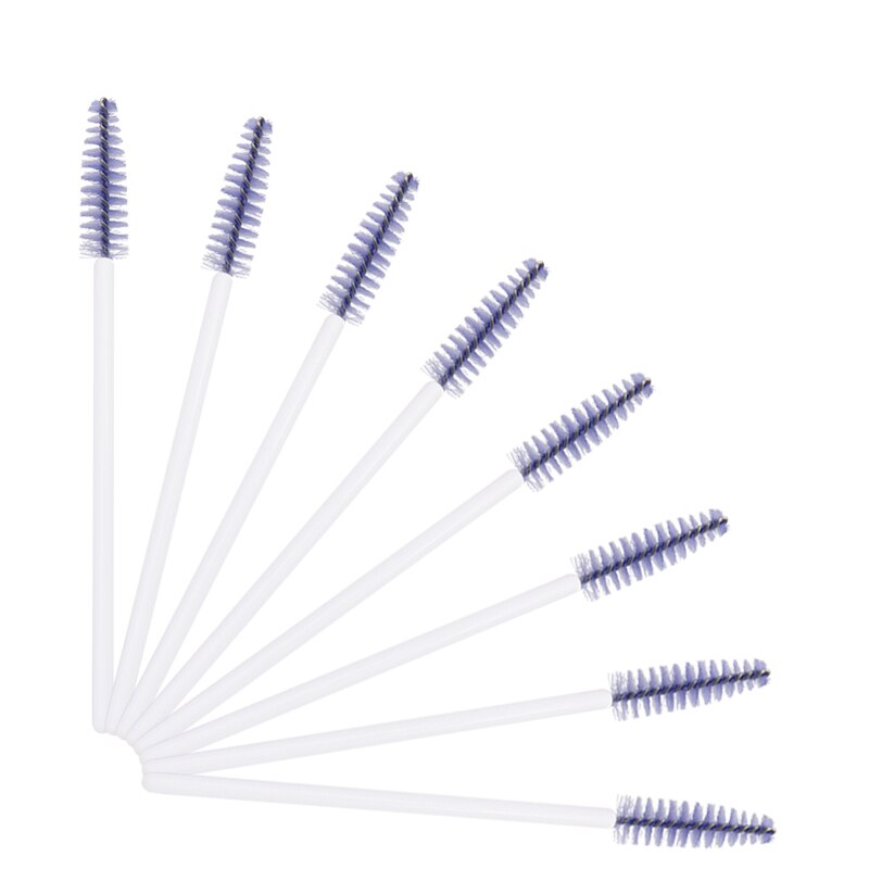 50 Pcs Disposable Eyelash Brushes Mascara Eye Lash Wand Microbrush Brushes for Women Eyelash Extension Makeup Tools