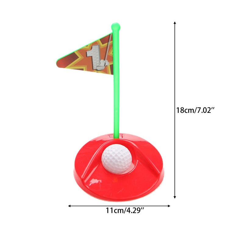 Morsomt toalett bad golf tid minispill spille putter nyhet gag matte sett  b36f