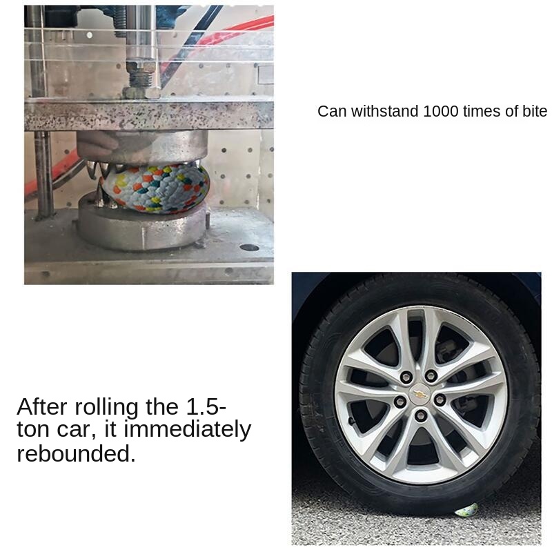 Popcorn-koiran pallolelu erittäin elastinen kevyt, kiinteä pallo kestävyys puremaan koiria purehampaat puhdistuspallolelut koiran tarvikkeet