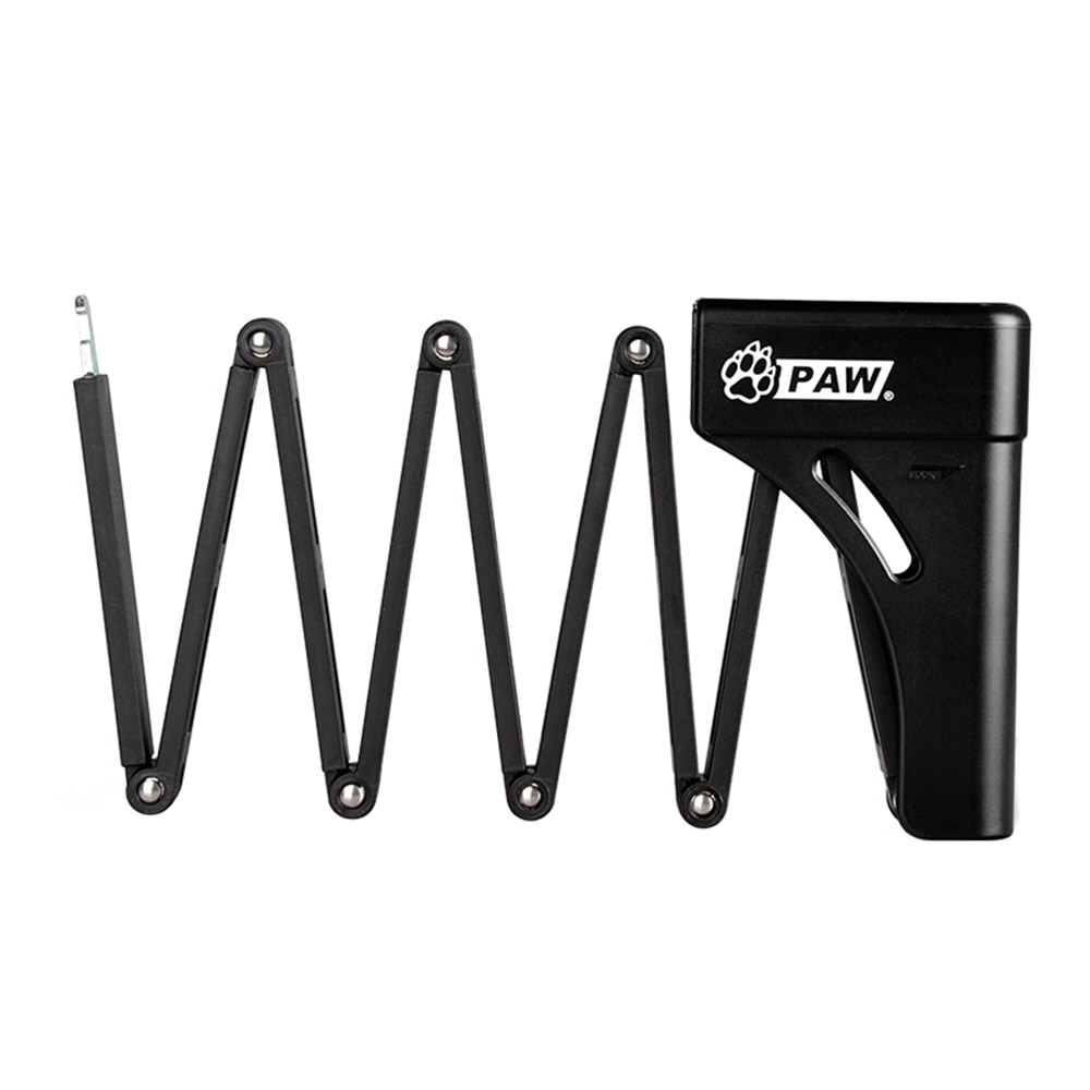 PAW anti-diefstal Fietsslot Professionele 9 STKS Opvouwbare Fiets Lock MTB Road Cyclus Keten Lock 65*105mm Fietsen Steel Sloten