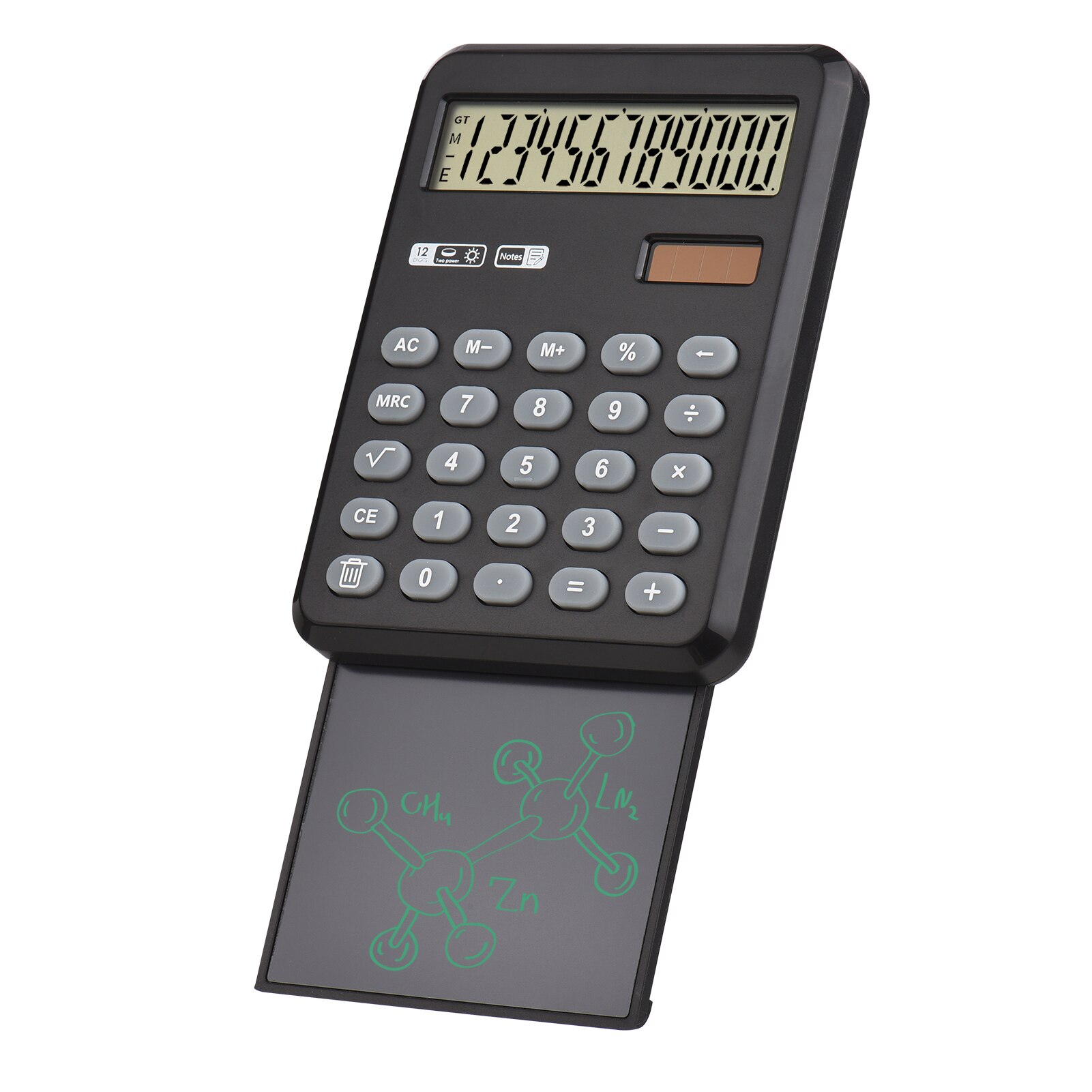 Calculator Desktop Calculators with LCD Writing Tablet 12 Digits Display 4inches LCD Screen with Stylus Erase Button for Office