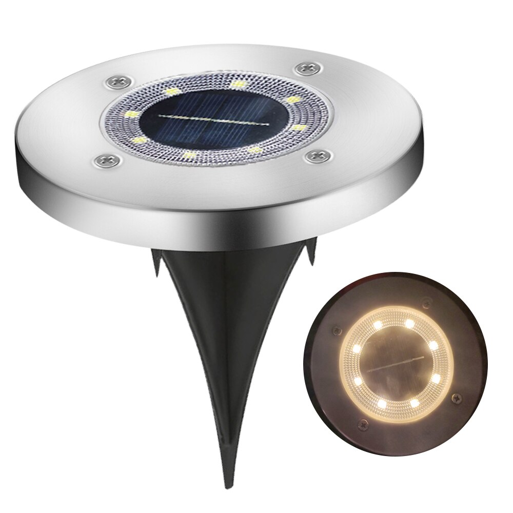 8 doprowadziło słoneczny grunt światła ogrodowa oświetlenie trawnika lampa chodnikowa lampa robić wkopania lampa słoneczna lampa robić wkopania s: ciepło lekki