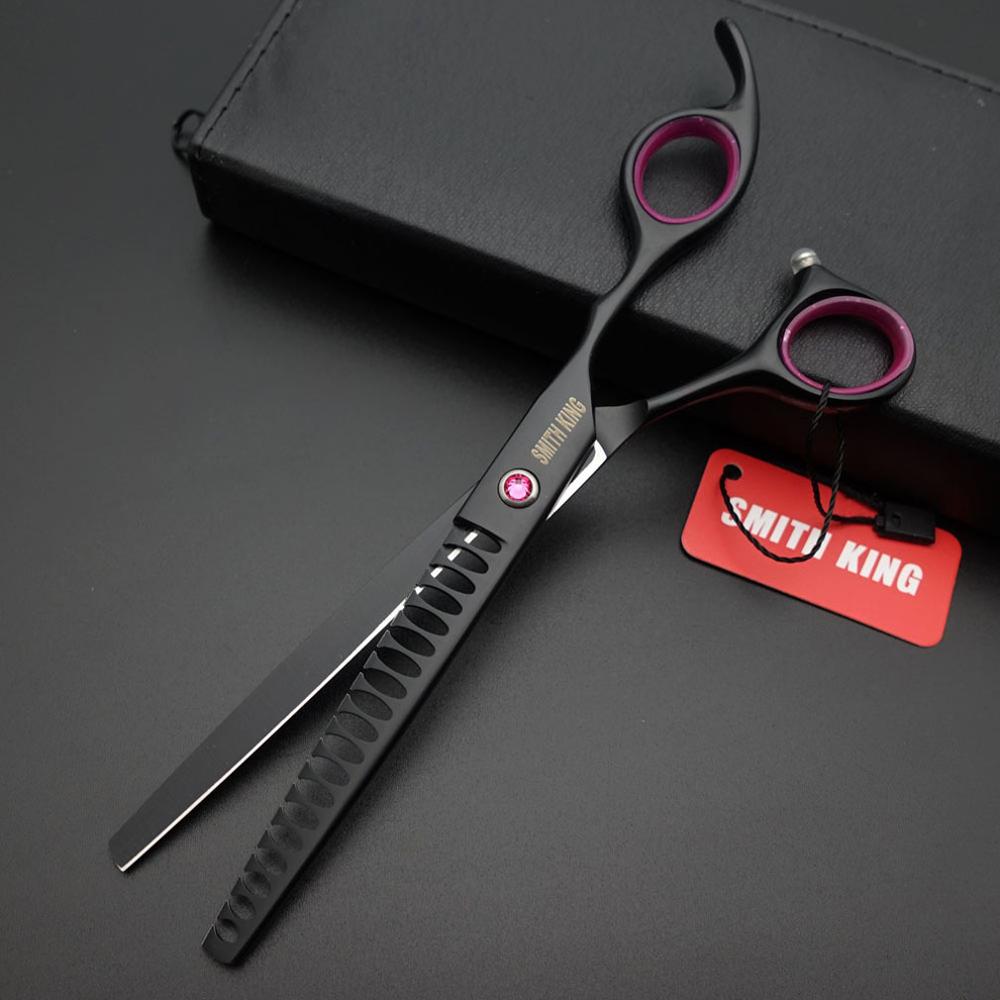 7 inch professionele huisdierverzorgingsschaar, 7НАchte en dunner wordende kippen en gebogen schaar + lederen tas/sets/koffer