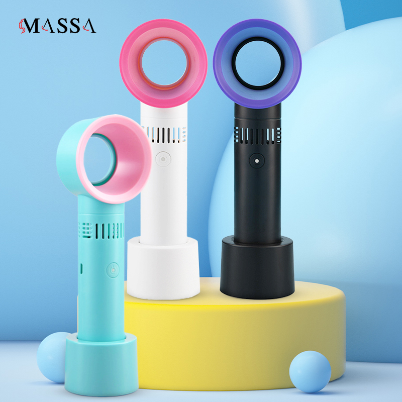 Ventilador de cílios sem lâmina portátil pequeno criativo mini portátil carregamento USB