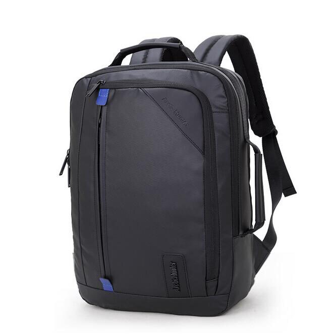 081917 yesetn bag men double shoulder bag backpack: black