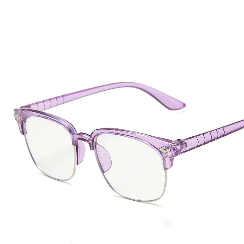 Firkantet brilleinnfatning barn optiske briller jente klare briller gutt blå lys briller barn vintage innfatning lys komfortabel: Lilla gutt