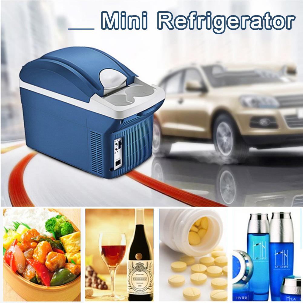 Mini glacière Portable 8l, boîte isolante, à double usage, pour voiture, maison, bureau, extérieur