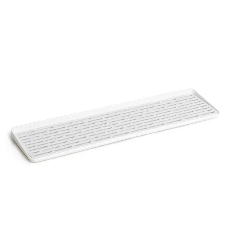 Huishoudelijke Cup Opslag Trays Keuken Organizer Dubbele Laag Schotel Tray Drainer Multifunctioneel Droogrek Voor Fruit Groente