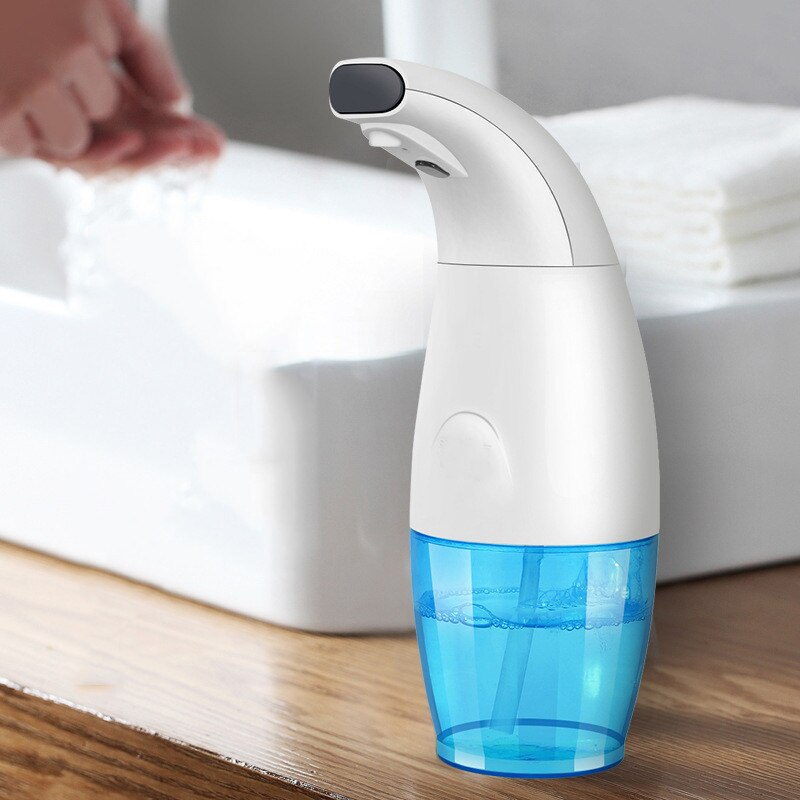 Distributeur automatique de savon liquide sans contact, à capteur intelligent, grande capacité de 330ml, pour salle de bains et cuisine, mains libres