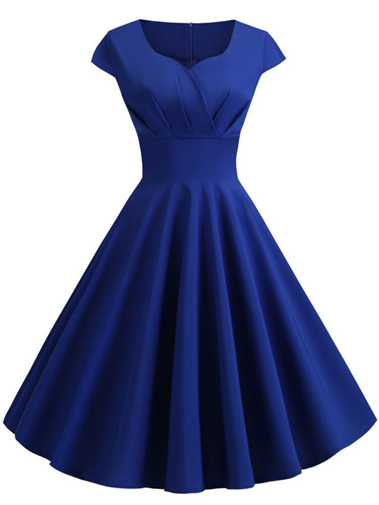 Vestido de verano de de manga corta, Pin Up, Rockabilly