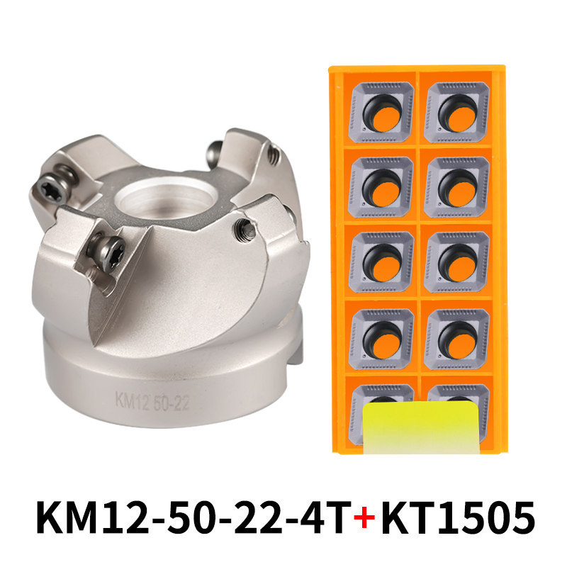 KM12 45 Degree Cutting Adapter 50/63/80/100mm Indexable Solid Carbide Insert SEKT1204 CNC Lathe Machine Face Milling Cutter Head: >32mm