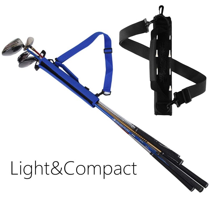 Portable Foldable Mini Golf Club Bag Men Women Kids Driving Range Golf Bag Practical Capacity Golf Staff Bag