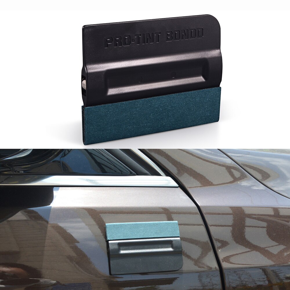 Foshio karbonfiber film magnetisk folie nal uten riper semsket filt vinyl bil wrap magnet skraper automatisk vindusfarging verktøy