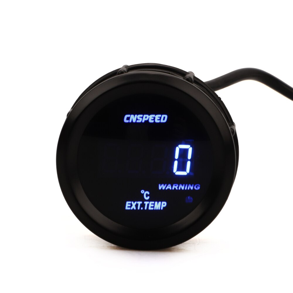 CNSPEED 2" 52mm digital turbine car pulse meter water temperature PSI oil pressure oil gauge tachometer voltmeter YC101332: exhaust gas