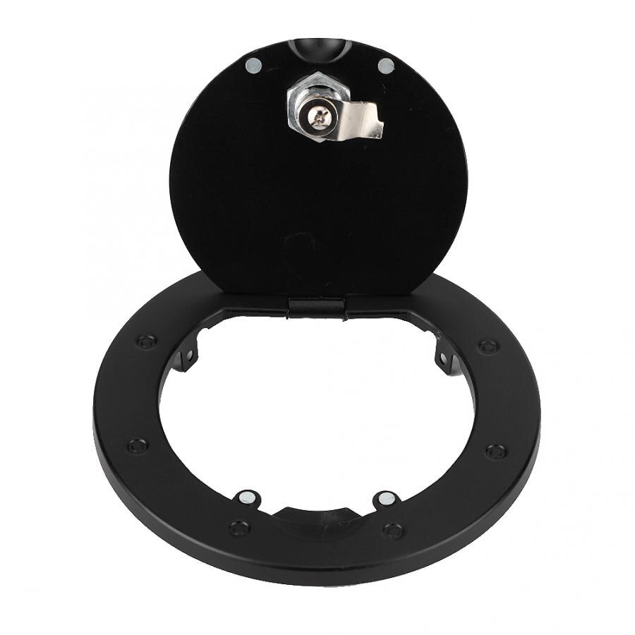 Aluminum alloy Fuel Tank Cap Cover with Lock Car Accessory Fit for Jeep Wrangler JK 2007 Black Car Styling Fuel Tank Part