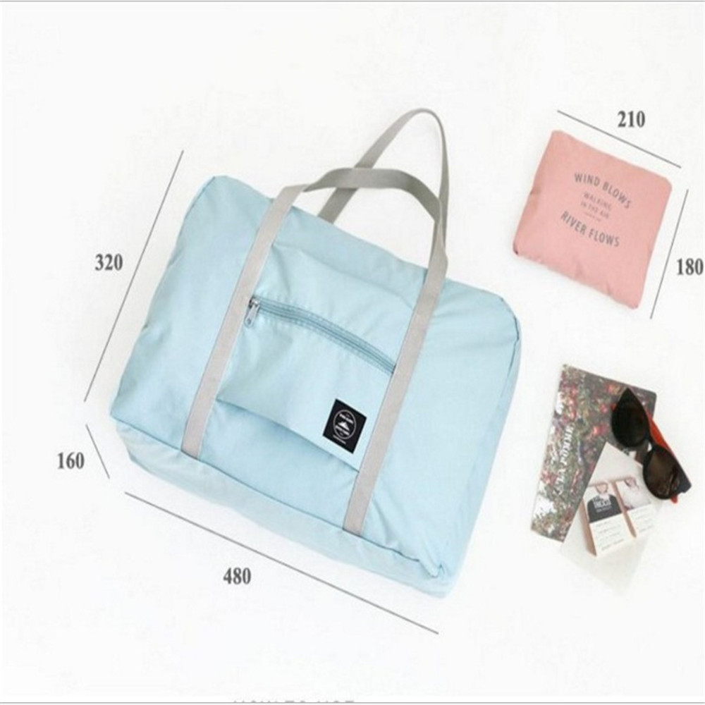 Trolley travel portable folding storage bag