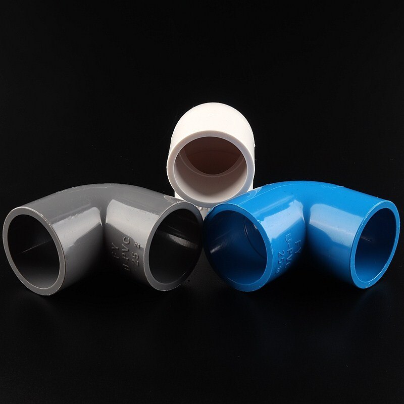 25mm PVC Pipe Equal Elbow Connector Garden Irrigation Fish Tank 90 Degree Elbow Joint Pipework Adapter Aquarium Accessories