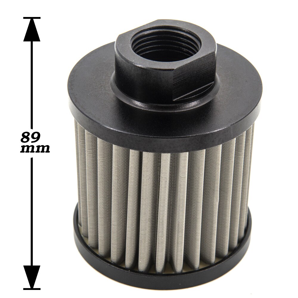 Universal Auto 1L Aluminum Oil Catch Can Tank Fuel Tank With Breather &amp; Filter Drain