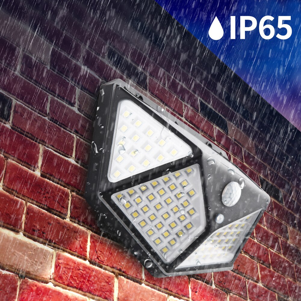 solar double head solar light human body motion sensor spotlight waterproof outdoor adjustable angle garden wall ligh: 1 PCS
