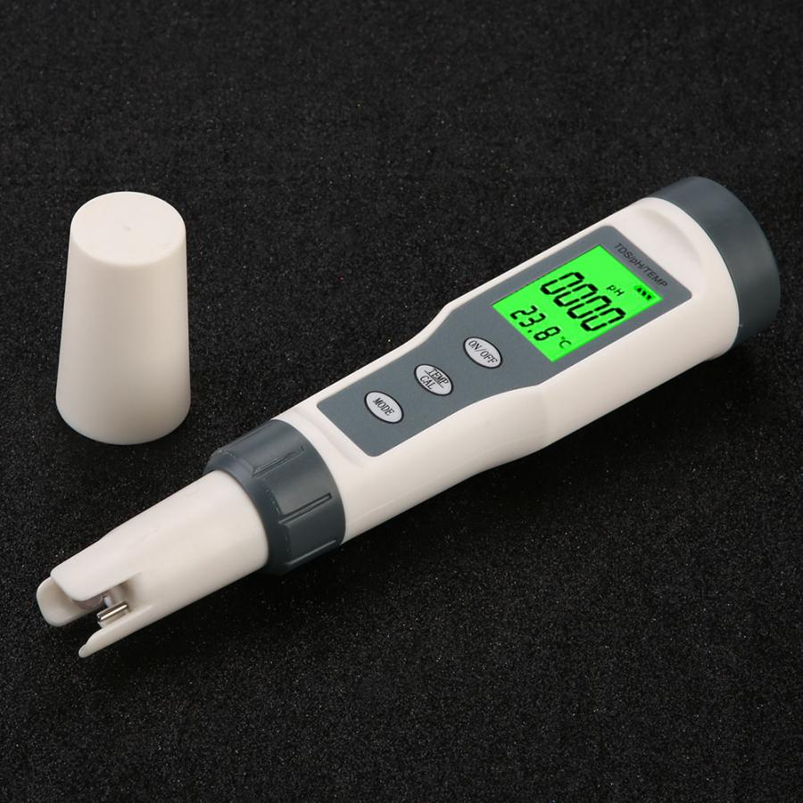Fish Tank Water Residual ChlorineFish Tank Water Testing 3 In 1 Portable Digital TDS PH TEMP Meter Water