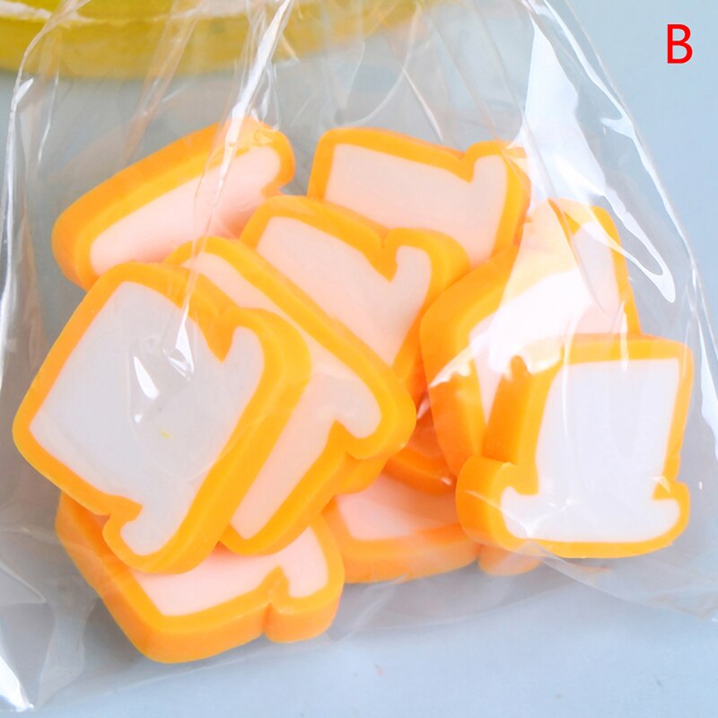 6Pcs/Bag Miniature Scene Model Doll House Mini Bread Macaron Bag Decoration: B