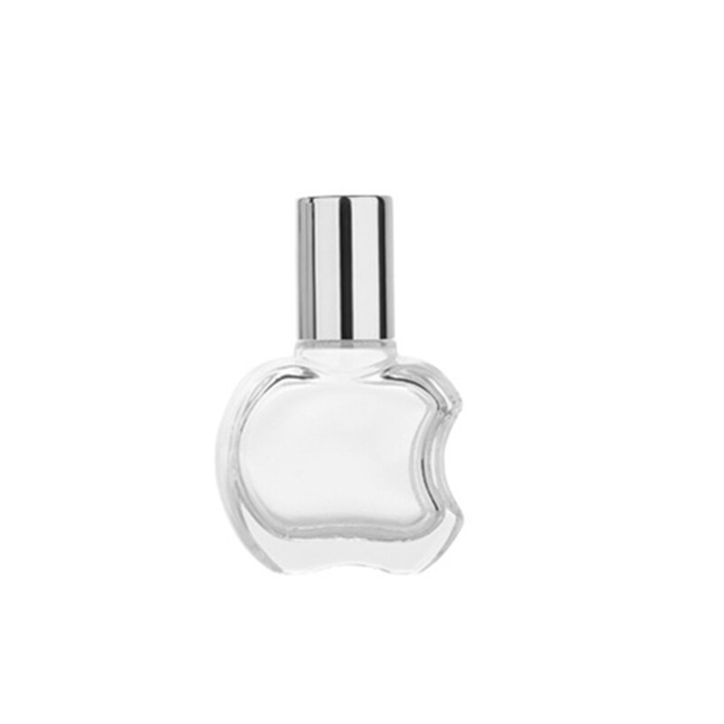 Lote de 10 unidades de botellas de rodillo de aceite con pentagrama de 8ml, esmerilado, con bola de Metal, bote de rodillo para muestra de Perfumes: Silver model 2