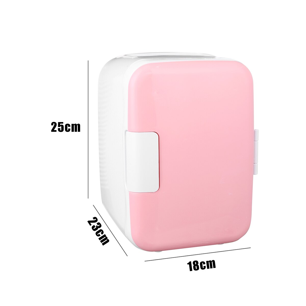 Dc12v dual-use 4l hjemme bil brug køleskabe stille støjsvag bil mini køleskabe fryser køling varmeboks køleskab 48w