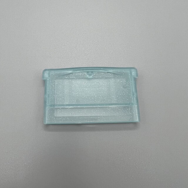 Plastic shell for GBA game card cartridge shell cover replacement part: Crystal