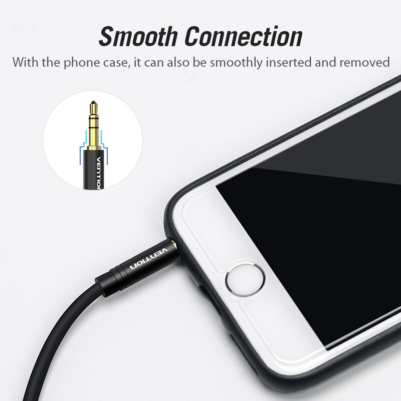 Vention Aux Cable 3.5mm to 3.5 mm Jack Audio Cable 90 Degree Angle Stereo Auxiliary Cord for Phone Car Speaker aux mp3 player