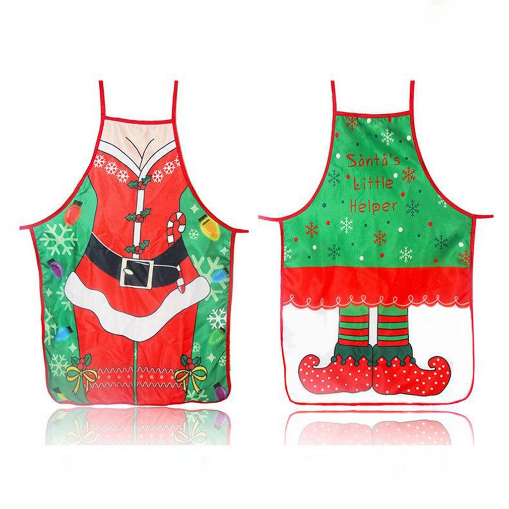 Individual Apron Decorative Props Christmas Party Cosplay Lovely Waistband Cartoon Christmas Uniform