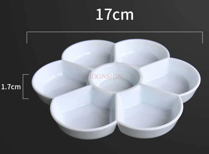 Watercolor palette plum plate thickened palette easy to wash resistant paint painting palette