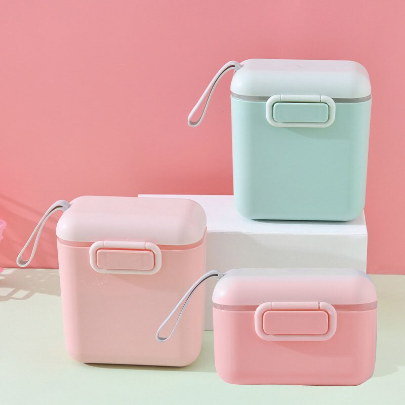 baby melkepulver bærbar baby matte oppbevaringsboks essensiell frokostblanding spedbarn melkepulver boks smårolling snacks container