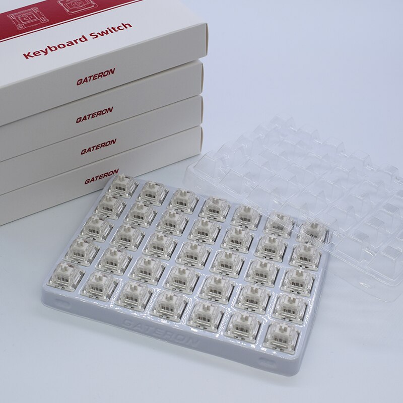 GATERON G white Pro switch linear feel 38gf 3 pin gateron Pro