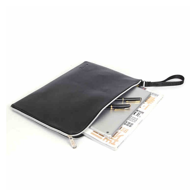 A4 PU Leather Folder A4 Paper Holder Office File Folders Leather-Folder-For-Papers Documents Bag Documentation Organizer Carpeta
