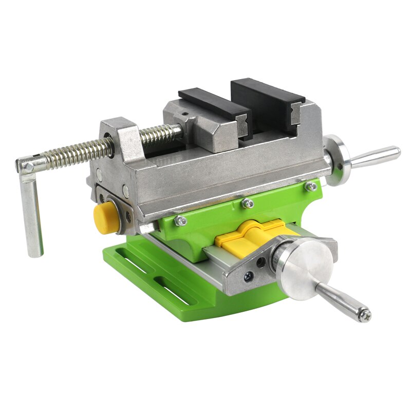 Multifunction 3 Inch Precision Pliers Bench Vise Drill Working Table X Y-axis Adjustment Coordinate For Workpiece Part Clamping