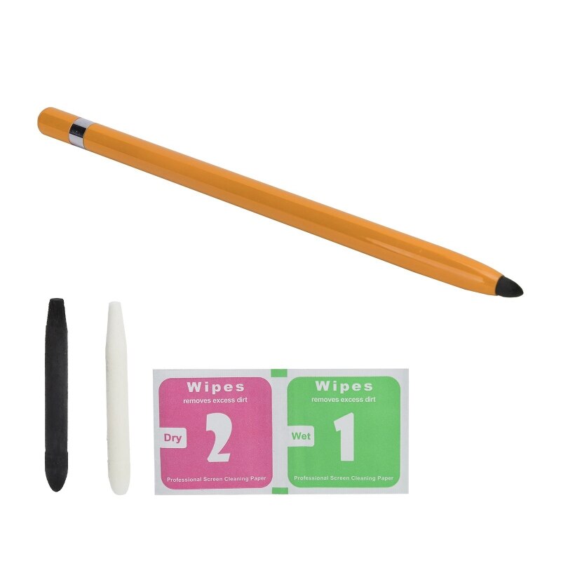 Tablet Capacitive Pen Mobile Phone Stylus Learning Pad for Androids Pads Screen T84D: Orange