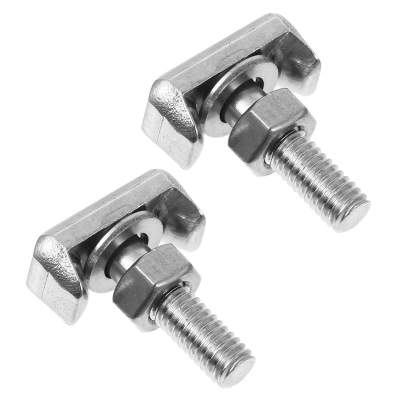 2pcs Car Screw T-Bolt Battery Cable Terminal Stainless Steel Automobiles Bolts Car Accessories: Default Title