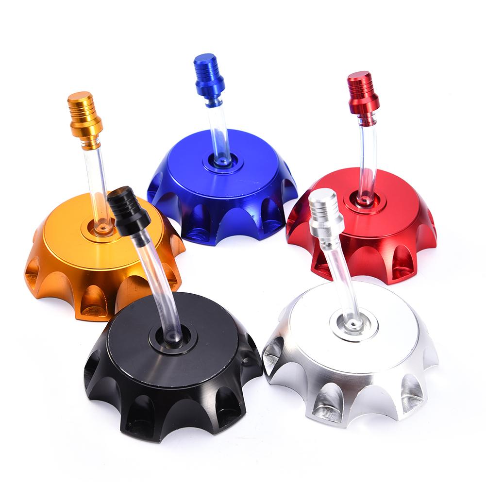 Verbeterde Motorcycle Cnc Aluminium Gas Brandstof Benzine Tank Cap Vervanging Deksel Universele Voor 90 110 125CC Dirt Bike Pit Pro atv