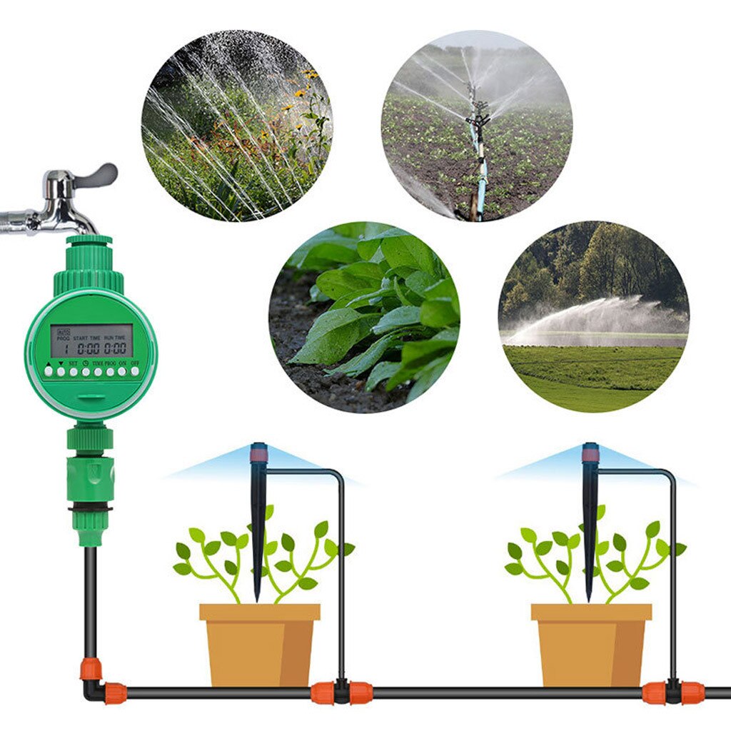 Garden Watering Timer Ball Valve Automatic Home Electronic Water Irrigation Time Intelligence Valve Watering Control Device
