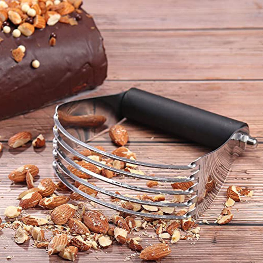 Teig Rührgerät Bäckerei Zubehör Edelstahl Backen Teig Cutter Professionelle Gebäck Cutter mit Klingen Küche Zubehör
