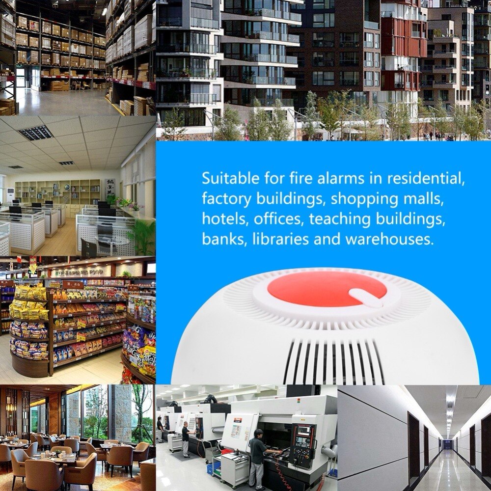 Smart Smoke Detector for Hotels Offices Factory Bu... Grandado