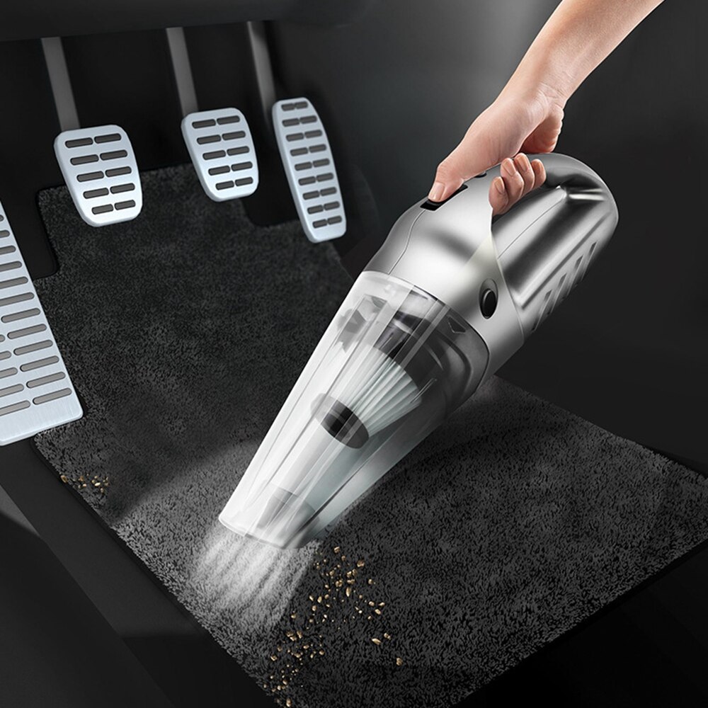 120W Portable Handheld Vacuum Cleaner SweeperRechargeable Wet Dry Wireless Vacuum Cleaner Strong Suction Dust Grip Home Gadget