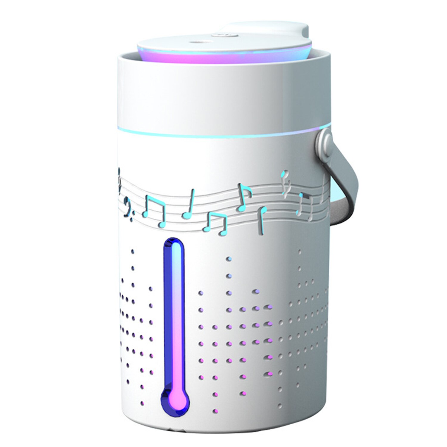 1L Mist Humidifier Diffuser with Bluetooth Speaker Colorful Light Quiet Humidifier Essential Oil Diffuser USB Home Humidifier: Default Title