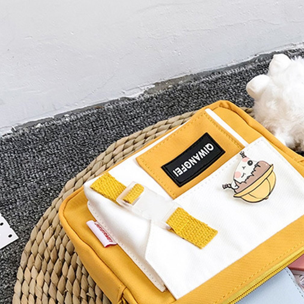 Tassen Voor Meisjes Trendy Eenvoudige Vrouw Canvas Schoudertas Dames Mini Leisure Crossbody Tassen Outdoor Tas