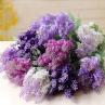 Artificial Provence Lavender Silk Flower Bouquet Wedding Home Party DIY Decor 10 Heads Purple Light Fragrance Home Garden Decors