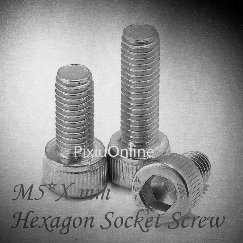 YT820 304 Stainless Steel Shcs Bolt/Cup Bolt Hexagon Socket Screw M5 * Xmm Hexagon Socket Csk Screw