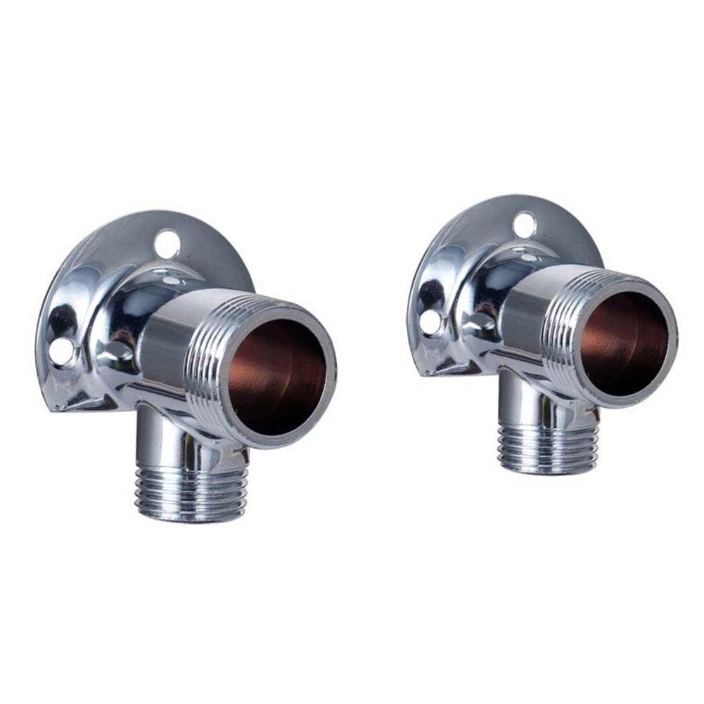 2 Stuks Ellebogen Wall Mount Connector Installeren Koper Praktische Diverter Duurzaam Thuis Thermostatische Douche Blootgesteld Leidingen