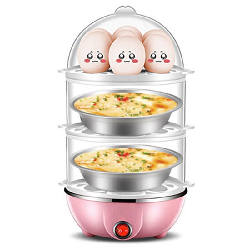 Multifunctional Lazy Double-layer Egg Cooker, Electric Egg Pan, Automatic Shutdown Egg Steamer, Breakfast Machine