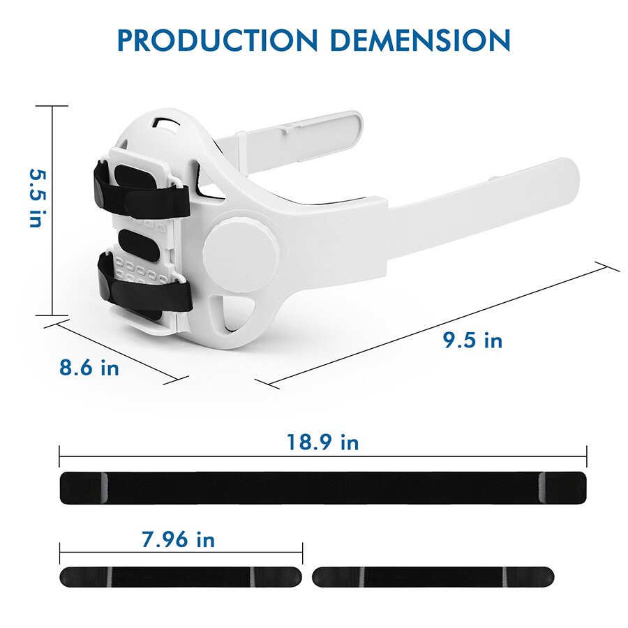 Adjustable Oculus Quest 2 Halo Head Strap Elite Head Strap For Oculus Quest 2 VR Accessories Quest 2 Strap Quest 2 Accessories
